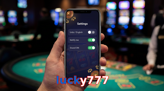 Game list for Lucky777 app section