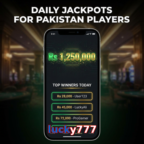 Game list for Lucky777 win section